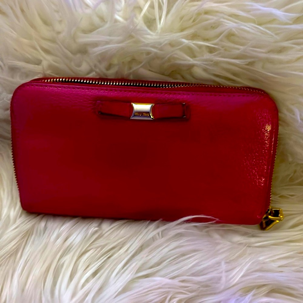 Authentic Miu Miu Long Zip Wallet. Made In Turkey! - image 1